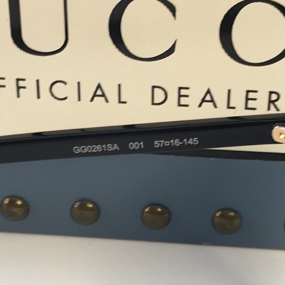 New Authentic  Gucci GUCCI-LOGO GG0261SA 001 Sunglass - Picture 12 of 12